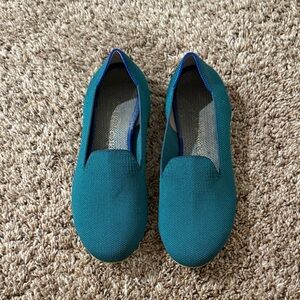 Rothy's Teal Slip-On Shoes